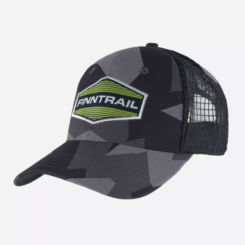 Кепка (бейсболка) Finntrail Cap 9611 CamoShadowBlack
