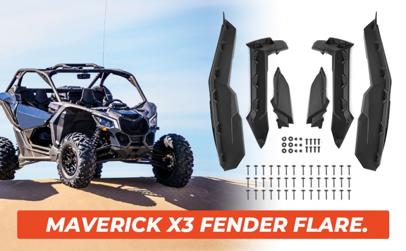 Расширители арок для квадроцикла BRP Can-Am Maverick X3 B0103-00201 715002973N 715002973