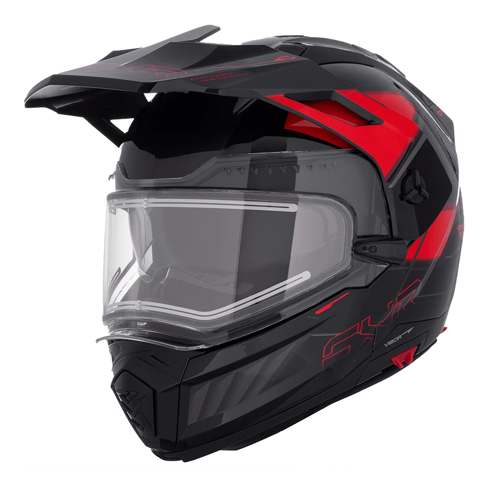 Шлем  FXR Maverick X Pro с подогревом Black Red 250623-1020 Размер XL
