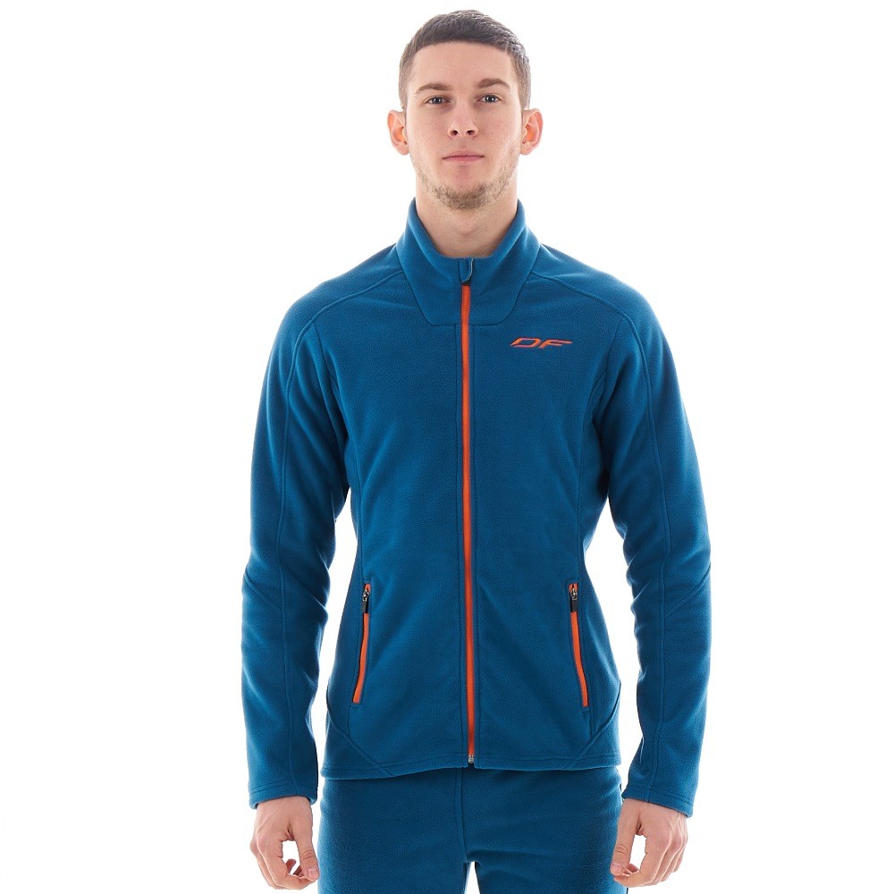 Мужская флисовая кофта Level Blue Orange 700200-23-446 Размер XXL