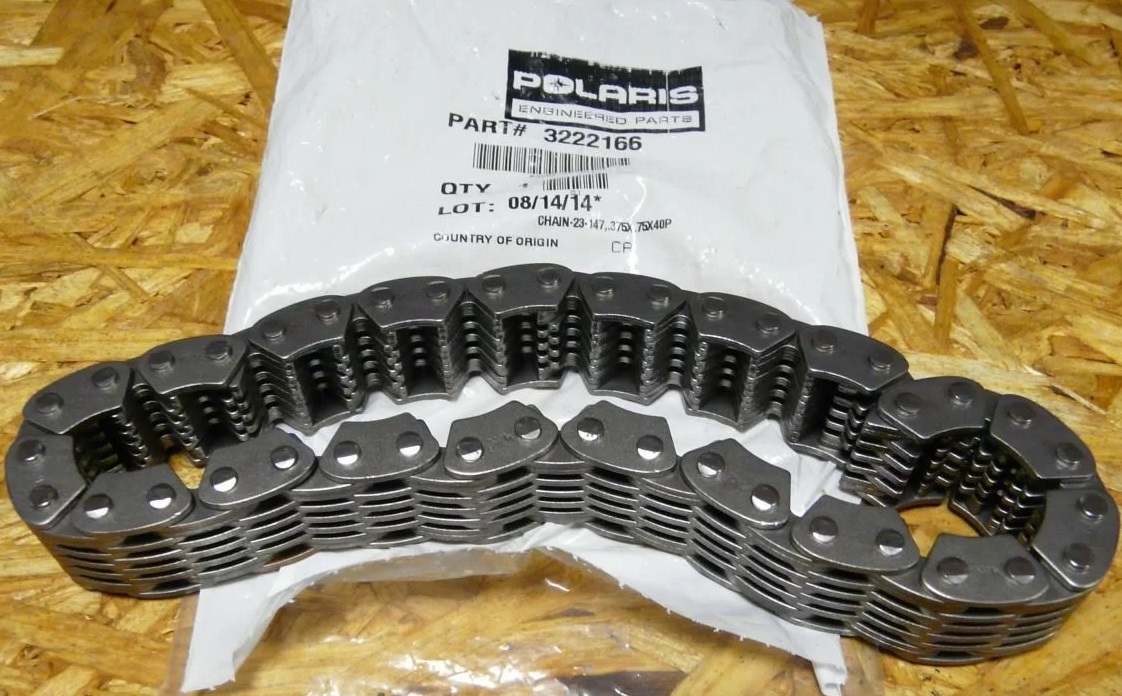 Цепь КПП малая для снегохода Polaris Widetrak LX IQ 98-16 (40 звеньев) 3233508 3222166