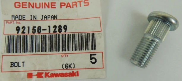 Шпилька колеса (М10) квадроцикла Kawasaki PRAIRIE BAYOU 92002-1868 92150-1289
