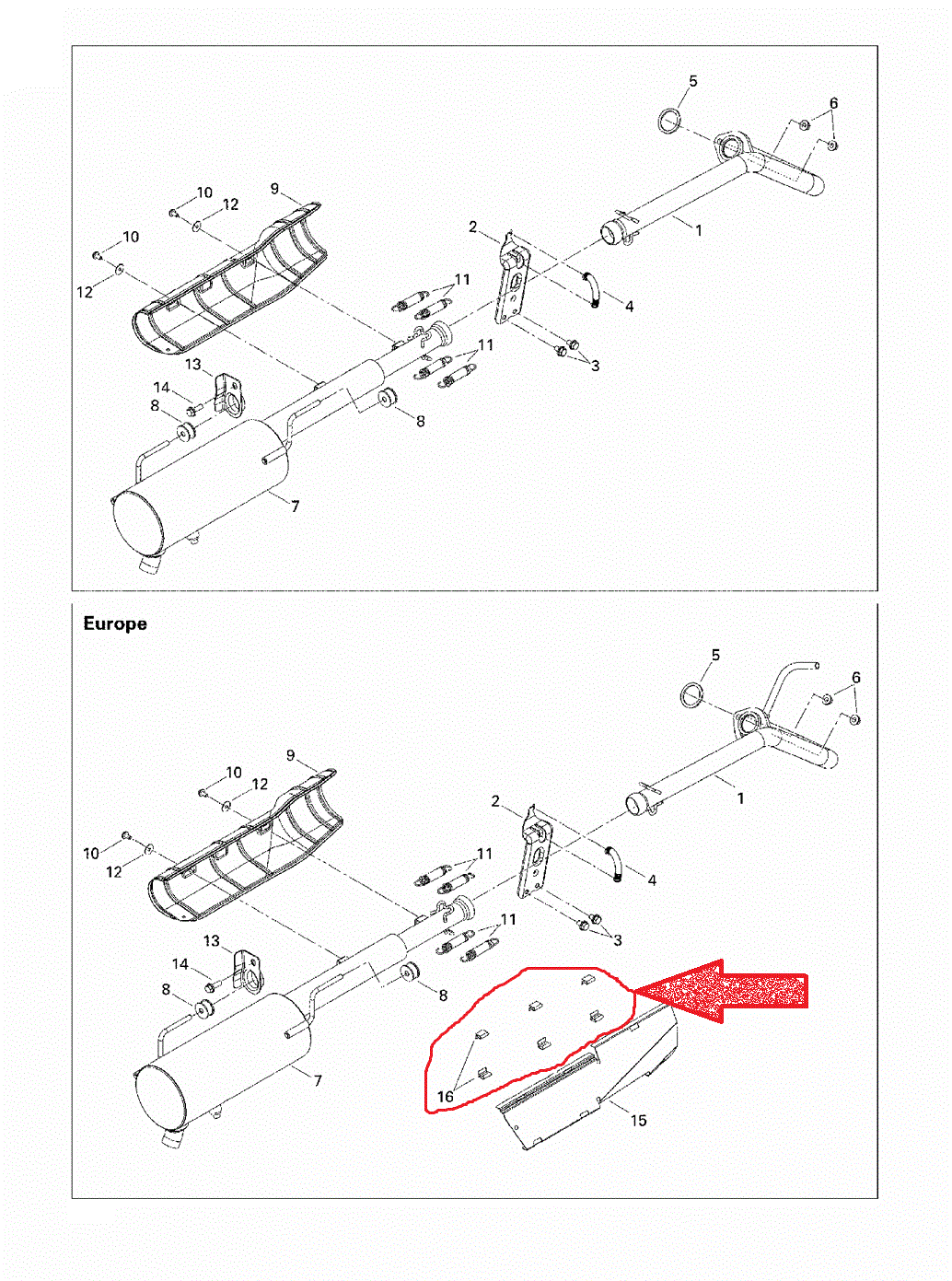 Клипса крепления пластика BRP 517302674