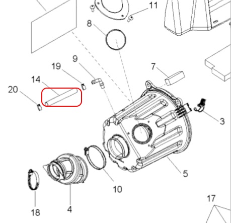 Шланг Polaris 5414039