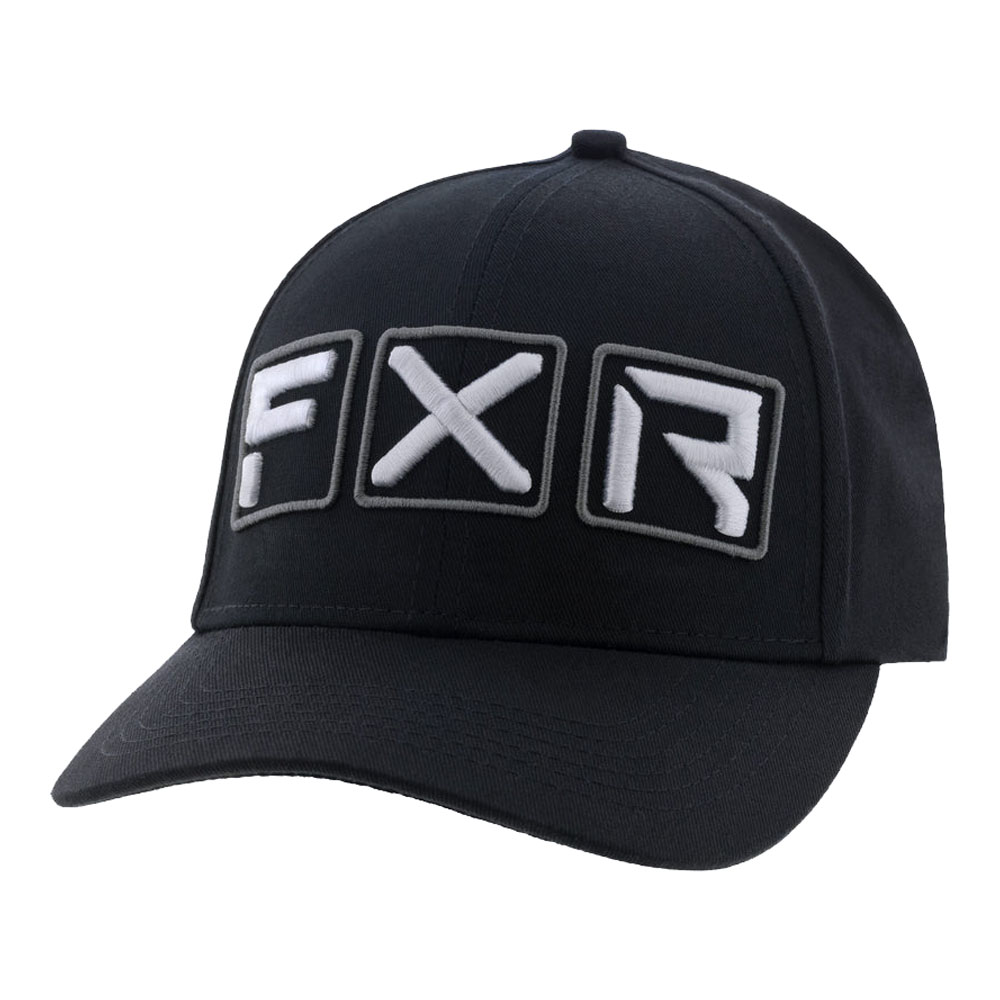 Кепка (бейсболка) FXR MAVERICK Black White 231644-1001-00