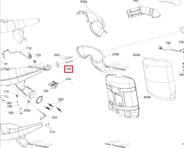 Прокладка (кольцо) глушителя снегохода BRP Ski-Doo 850 600 Freeride Mxz Renegade Summit Backcountry Expedition Tundra 514055294