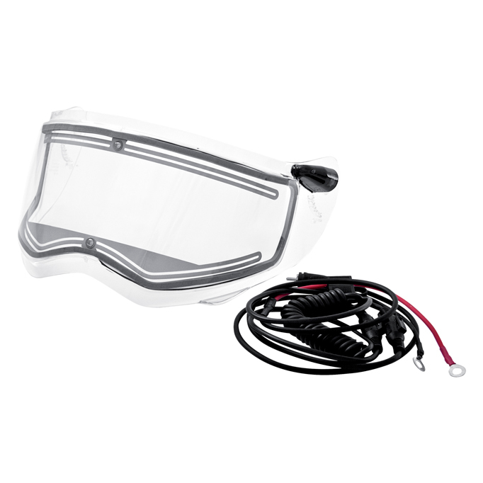 Визор двойной с электроподогревом для шлемов CKX TRANZ RR710 114680