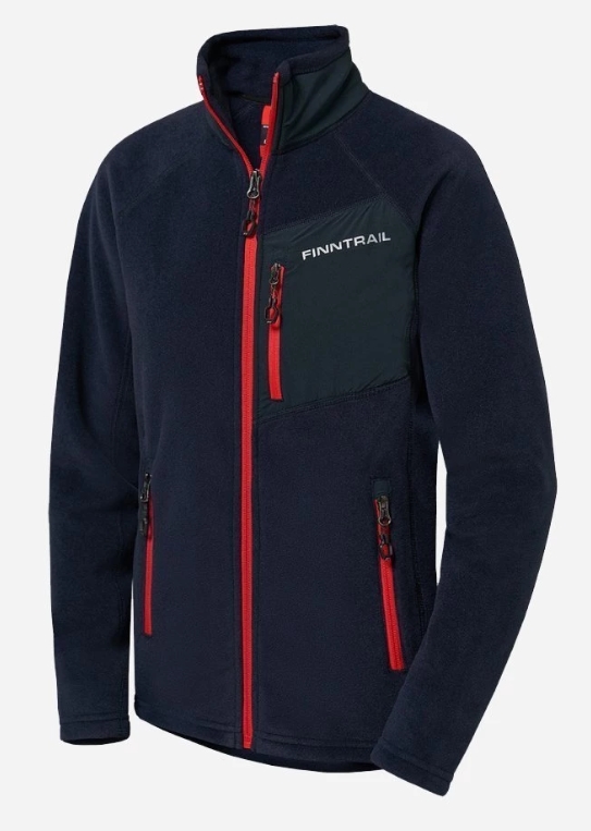 Термокуртка флисовая (Размер XS) женская Finntrail Polar W 1396 BLACK_N (XS)