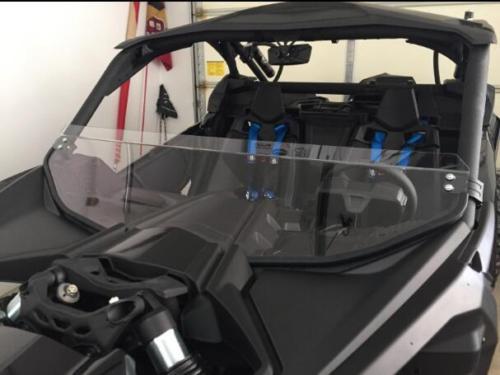 Стекло лобовое 1 2 CanAm Maverick X3 Kemimoto FTVWS011 715002909
