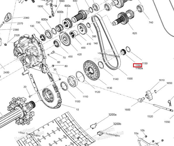 Пробка корпуса КПП снегохода BRP Ski-Doo 900 850 600 Summit Freeride Expedition Backcountry Tundra Mxz Renegade (2020+) 504154019
