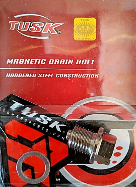 Магнитный сливной болт (M14x1.50mm) квадроцикла Yamaha 700 660 Raptor Grizzly Rhino 350 Banshee 90340-14132-00 / 1629430004