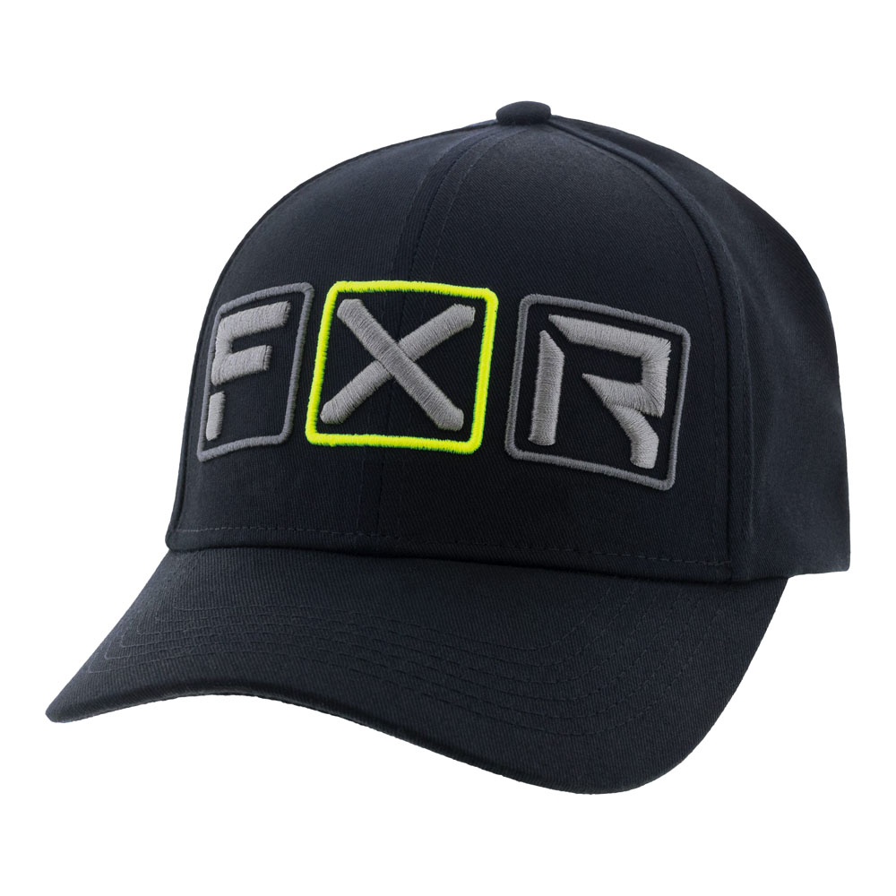 Кепка (бейсболка) FXR MAVERICK Black Hi-Vis 231644-1065-00