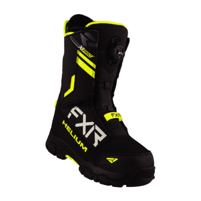 Ботинки FXR Helium BOA (Black Hi Vis) с утеплителем 210705-1065 Размер 42