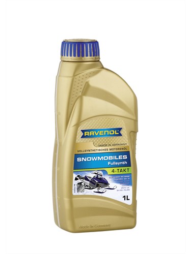 Масло для 4-Такт двигателей снегоходов RAVENOL Snowmobiles 4-Takt Fullsynth. (1л) new 1151311-001-01-999