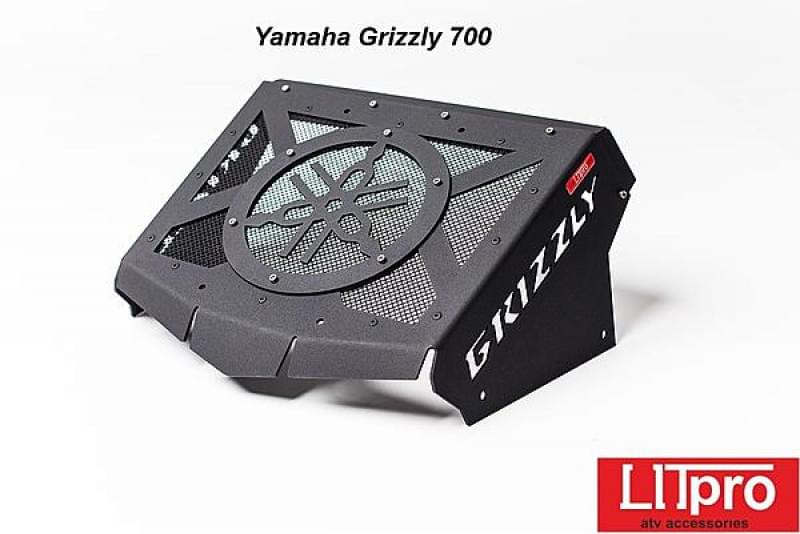 Вынос радиатора алюм LiTPRO Yamaha Grizzly 550 700  LTpro-GR700AL-07-13