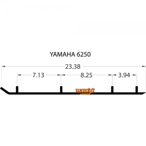 Коньки снегохода Yamaha Bravo   VK540   8E3-23731-00-XX   8M6-23731-01-00   VMX-23731-01-XX   EYV3-6250