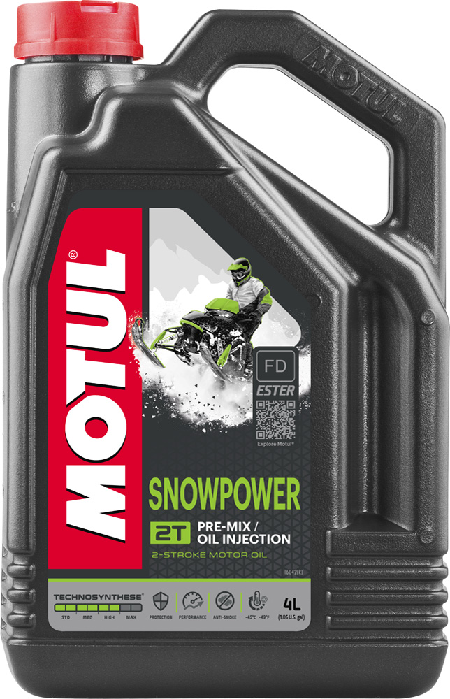 Моторное масло полусинтетика Motul Snowpower 2T 4л 105588 106600