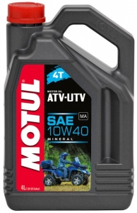 Моторное масло минеральное Motul ATV-UTV 10W40 4T 1L 4L 105878 105879 1 Литр