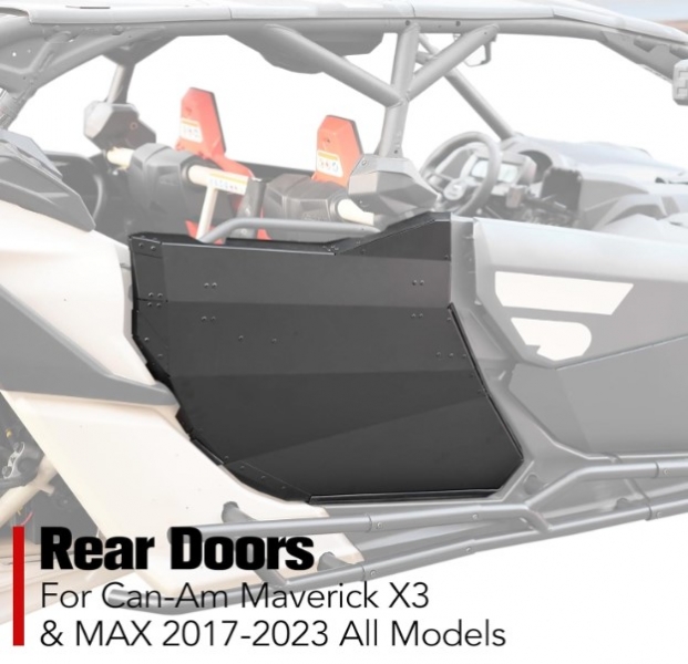 Двери алюминиевые задние BRP Can-Am Maverick X3 MAX 2017-2023 715004732RN 715004732