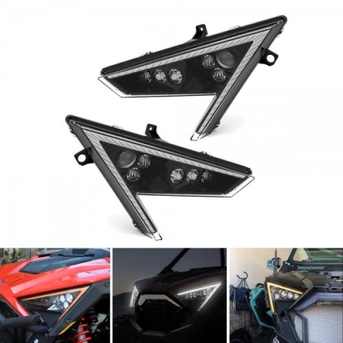 Фары светодиодные для Polaris Pro XP 2414538 2414539 lens-proxp
