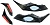 Зеркала для снегохода (комплект) Yamaha RS  RX SM-12356 54-10180 SMA-8FA77-00-00