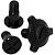 Комплект винтов для шлема 509 Delta R3 Carbon (Black, OS) F01012500-000-001