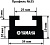 Склиз Garland 25 профиль 162,6 см для Yamaha 8HR-47421-00-00 SMA-8HR92-00-BK 25-6400-3-01-12 25-6463-3-01-01 25-6400-3-01-01 Черный
