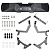 Панель для установки музыки Kemimoto для Can-Am Defender B0117-00501BK