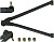 Рычаг нижний левый черный для снегохода Arctic Cat, Yamaha 3703-311, 3703-321, 8KR-F357A-00-00 SM-08664L