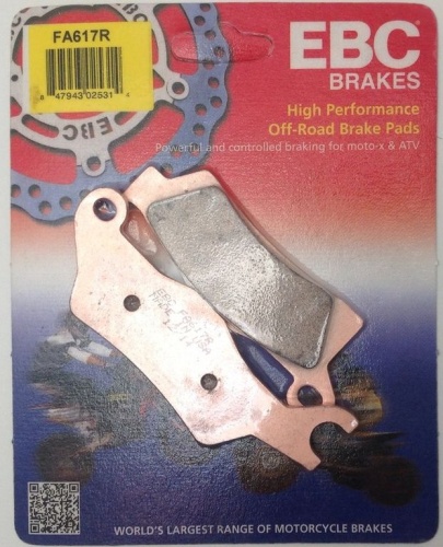 Тормозные колодки передние правые задние для квадроцикла BRP Can-Am Renegade G2 | Outlander G2 | G2L | G3 | G3L / 705601014 / 715900249 / 705602168 / FA617R