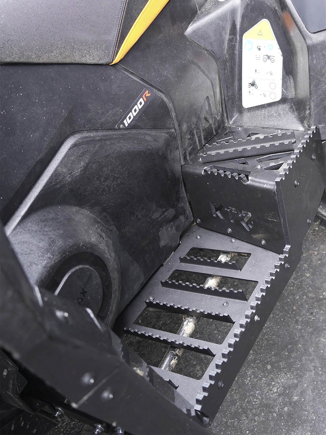 Подножки усиленные KTZ для BRP Outlander G3 MAX версия "Спорт" 20.00.24.02