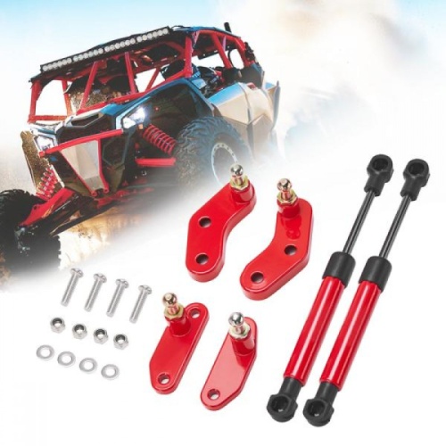 Газовые амортизаторы-доводчики дверей (красные) Kemimoto для BRP Cam-Am Maverick X3 B0102-00601RD