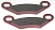 Тормозные колодки квадроцикла Polaris Sportsman RZR ACE 2202412 2200465 2200901 FA159