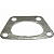 Прокладка выпускного коллектора снегохода Ski-Doo Rotax 593 MX Z, Summit, Formula, Skandic 09-718185 420931610