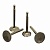 Клапан двигателя выпускной квадроцикла Yamaha 700 Grizzly Raptor Viking Rhino 5VK-12121-00 AU-09151E