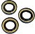 Комплект сальников заднего редуктора квадроцикла Yamaha 700 550 Grizzly AT-03584 25-2074-5 93102-35380-00
