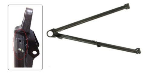 Рычаг нижний снегохода BRP Ski Doo SM-08256 SM-08256R SM-08257 (505072366 505072368 505072496 505072665 505072367 505072369 505072495 505072664) Правый