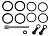 Ремкомплект заднего тормозного суппорта квадроцикла Yamaha 660 Grizzly 18-3043 AT-05083