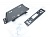 Комплект крепеления лебедки Rival для квадроцикла Polaris Ranger 400 500 570 (2 части) 444.7427.1