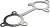Прокладка глушителя снегохода Polaris 850 Axys Indy Pro RMK Rush SKS Khaos Switchback 5814505 SM-09539A