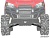 Рычаги передние нижние изогнутые SuperATV для квадроциклов Polaris Ranger 500   570   EV 1543387-458 1543389-458 AA-P-RAN570-HC-0-02
