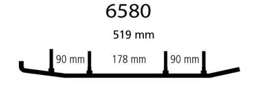 Коньки SPI для снегохода Yamaha EYV3-6580 8EN-23731-00-XX SMA-F3731-EN-00 8EN-23731-01-00 EPISN135 WB-000-642 160-72272