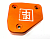 Защита тормозного бачка TKI Ski-Doo Gen5  203-6265-01 203-6265-05 Оранжевый