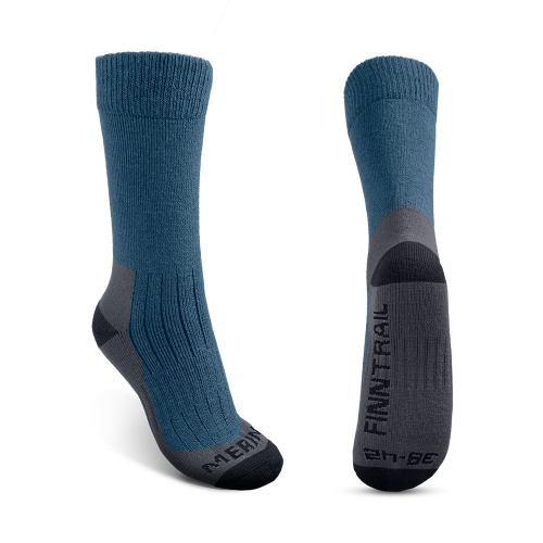 Термоноски Finntrail Merino 3201Blue Размер 43-45