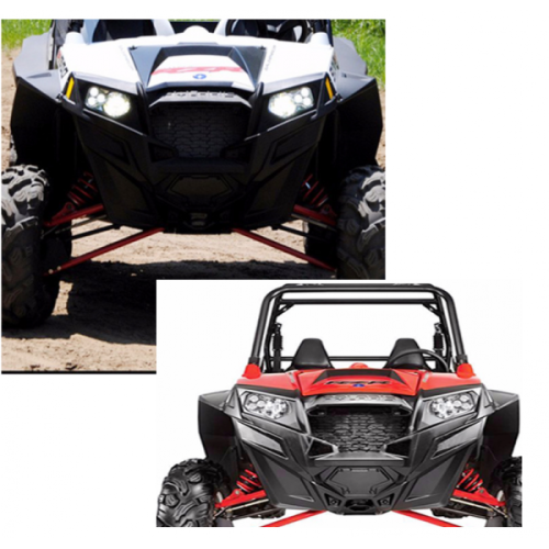Комплект фар с ангельскими глазками Polaris Sportsman 1000 850 550  RZR 900 800 570  Scrambler 1000 8502411492, 2411142 + 2411143, 2411493 HL98