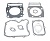 Комплект прокладок верхний двигателя POLARIS SPORTSMAN 335 400 450 500, SERIES 10 11 3084851 3085370 3089966 3085371 3084689 3085075 1403120 DP0095