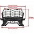 Решетка радиатора с доп фарой Polaris RZR 1000  RZR XP Turbo 2019+ 5455542-070  5455433-070 Kemimoto GR101