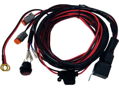 Комплект электропроводки для фар RIGID D2, D (Два коннектора) 40196
