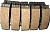 Колодки муфты сцепления Yamaha Grizzly Kodiak VIKING Wolverine 700 550 3B4-16620-00-00 2MB-E6620-00-00 2PG-16620-00-00