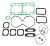 Комплект прокладок верхний карб Ski-Doo Summit MX Z PTEK 800R 2007-2013 Winderosa 710302  12-95019